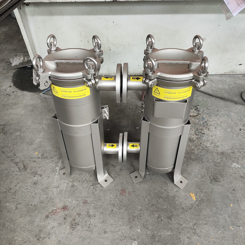 DSA20-DN50不锈钢凹盖单袋式过滤器